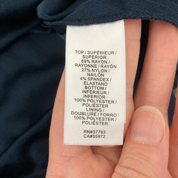 Laundry by Shelli Segal tropical watercolor leopard print crinkle maxi dress - Picture 16 of 16